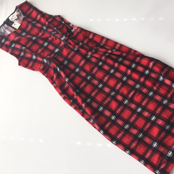 CLoset Clear Out! 🆕RED checked long dress - Picture 3 of 6